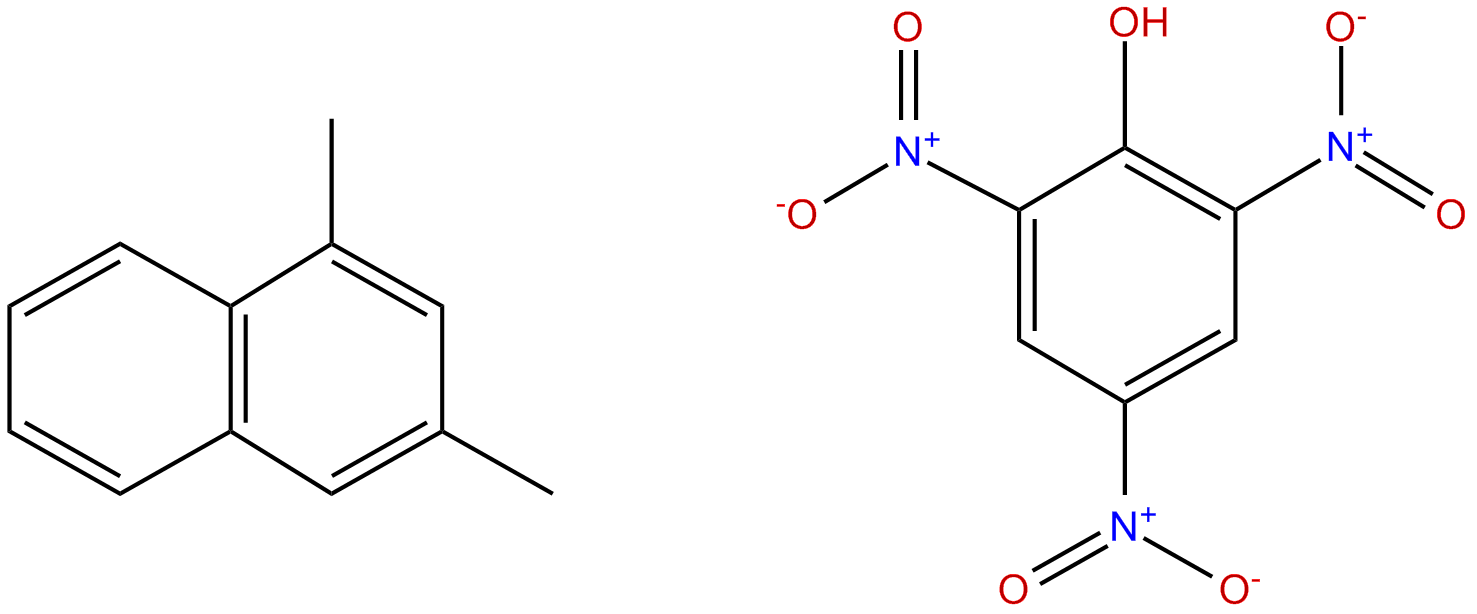 Image of 1,3-dimethylnaphthalene, compd. with 2,4,6-trinitrophenol (1:1)