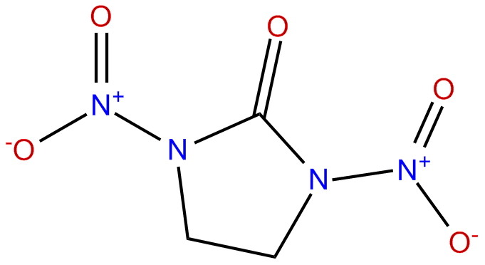 Image of 1,3-dinitro-2-oxo-1,3-diazacyclopentane