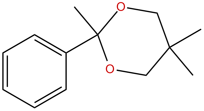 Image of 1,3-dioxane, 2,5,5-trimethyl-2-phenyl-