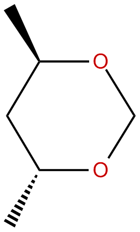 Image of 1,3-dioxane, 4,6-dimethyl-, trans-