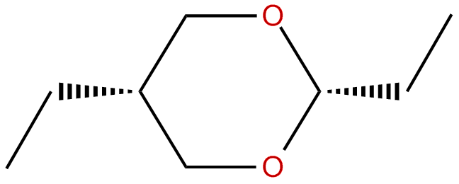 Image of 1,3-dioxane, cis-2,5-diethyl-