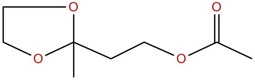 Image of 1,3-dioxolane-2-ethanol, 2-methyl-, acetate