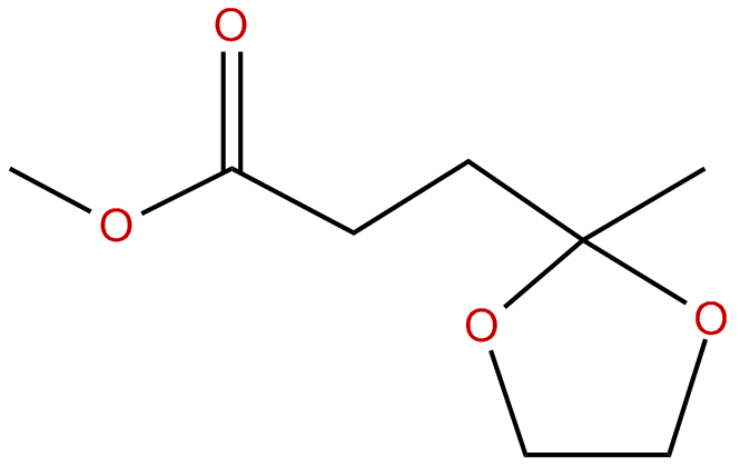 Image of 1,3-dioxolane-2-propanoic acid, 2-methyl-, methyl ester