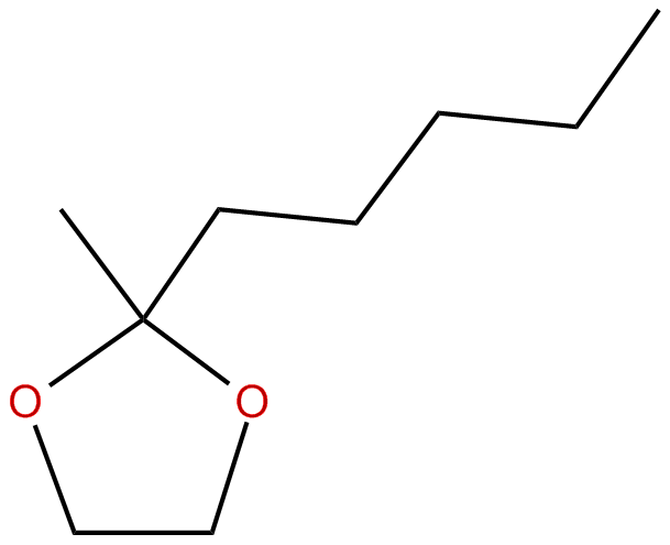 Image of 1,3-dioxolane, 2-methyl-2-pentyl-