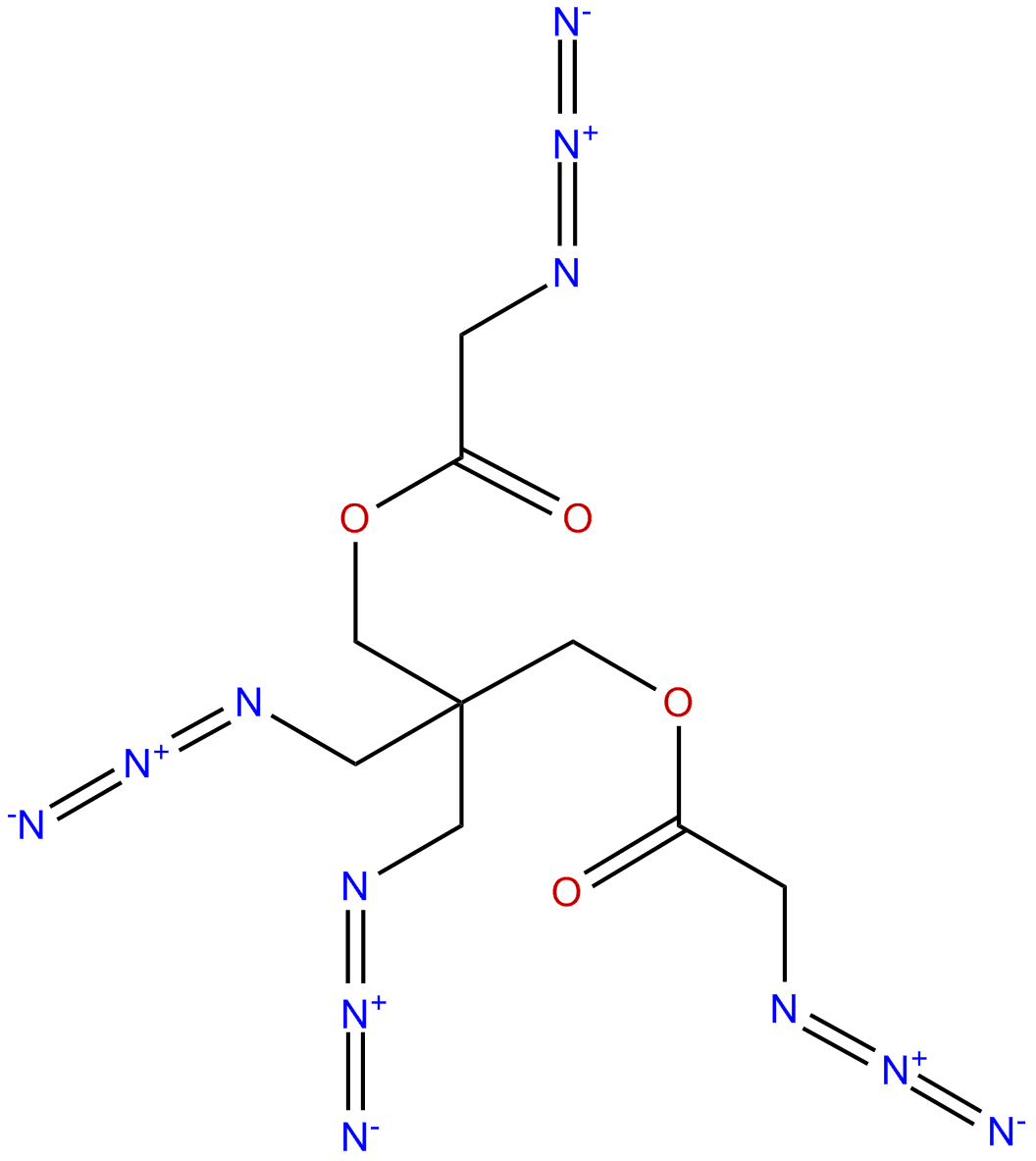 Image of 1,3-di(azidoacetoxy)-2,2-di(azidomethyl)propane