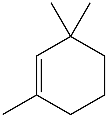 Image of 1,3,3-trimethylcyclohexene