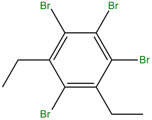 Image of 1,3,4,5-tetrabromo-2,6-diethylbenzene