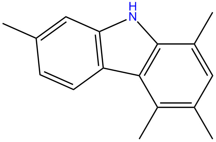 Image of 1,3,4,7-tetramethylcarbazole