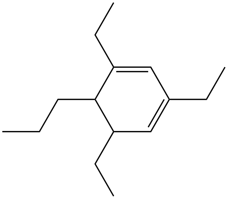 Image of 1,3,5-triethyl-6-propyl-1,3-cyclohexadiene