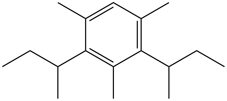 Image of 1,3,5-trimethyl-2,4-bis(1-methylpropyl)benzene