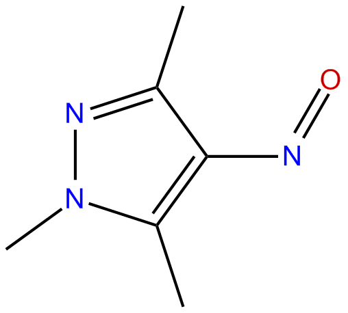 Image of 1,3,5-trimethyl-4-nitrosopyrazole