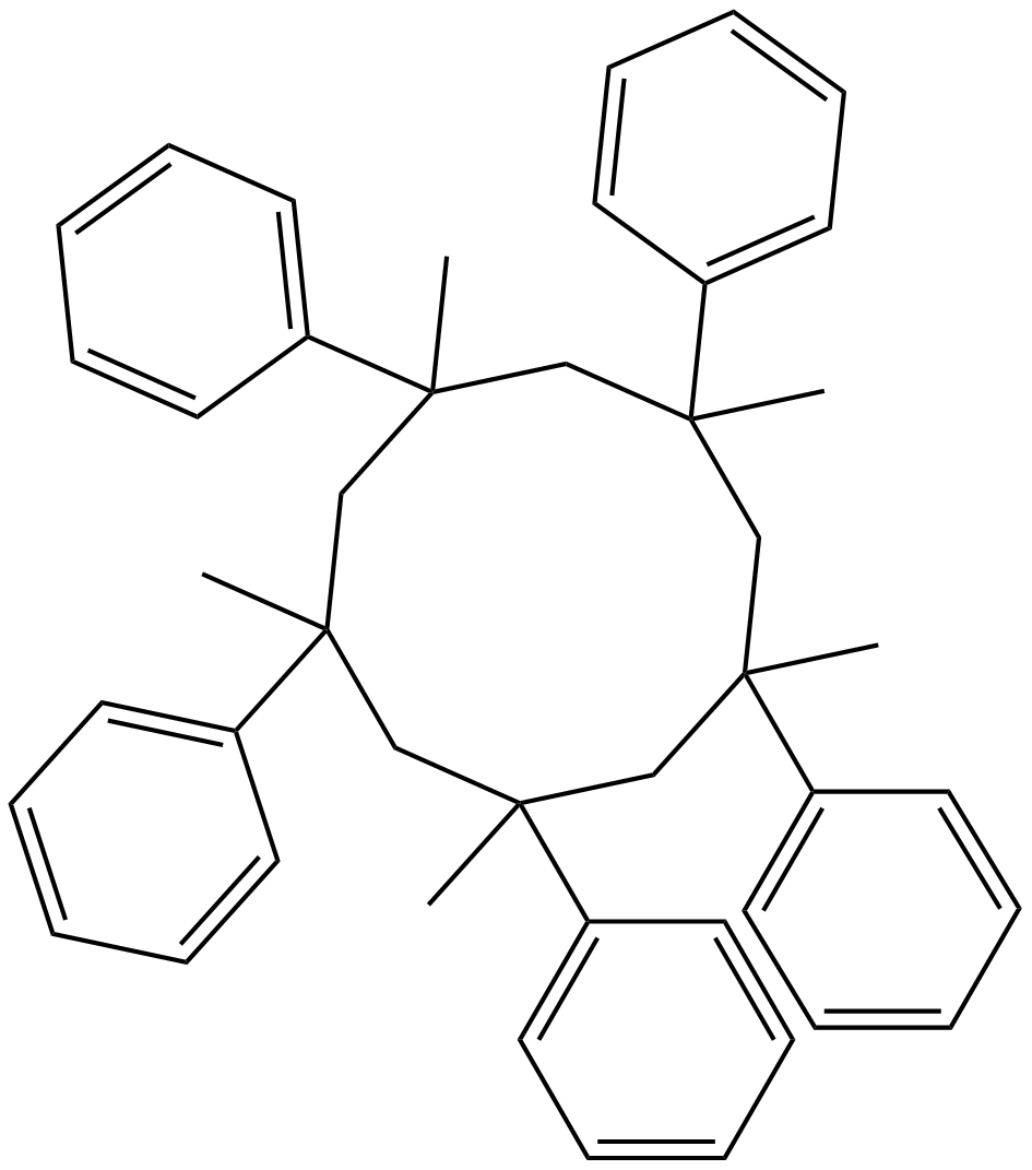 Image of 1,3,5,7,9-pentamethyl-1,3,5,7,9-pentaphenylcyclodecane