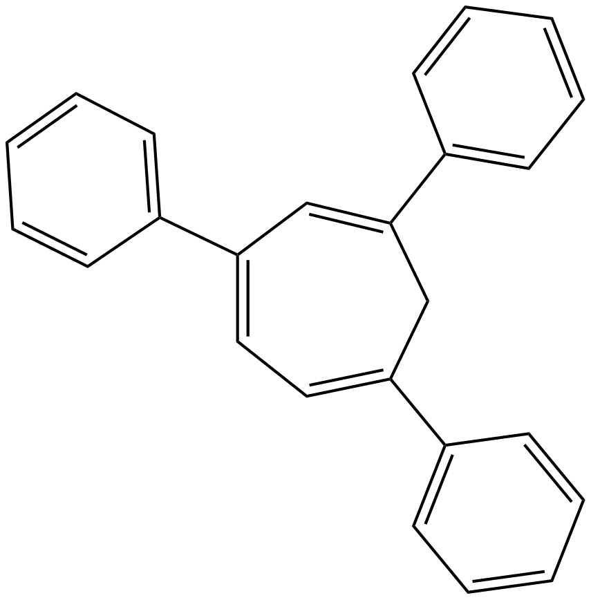 Image of 1,3,6-triphenyl-1,3,5-cycloheptatriene