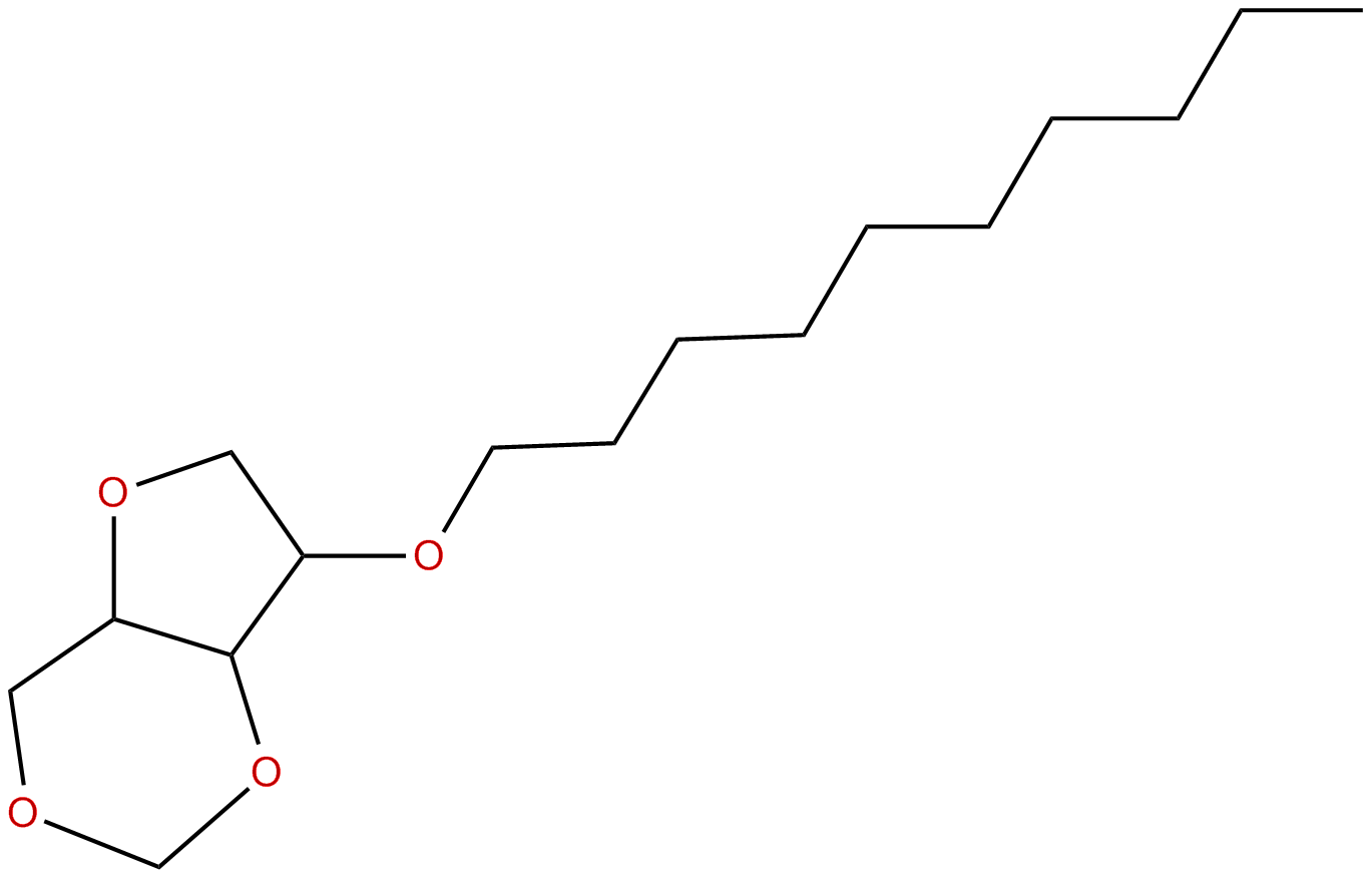 Image of 1,4-anhydro-2-o-decyl-3,5-o-methylene-xylitol
