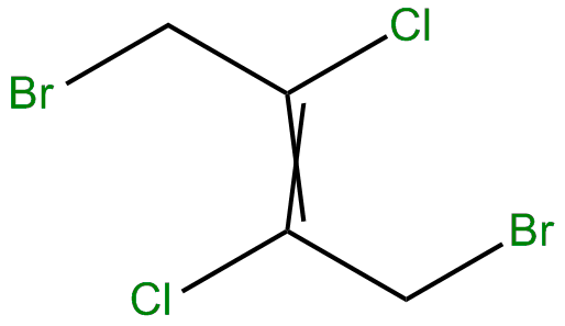 Image of 1,4-dibromo-2,3-dichloro-2-butene