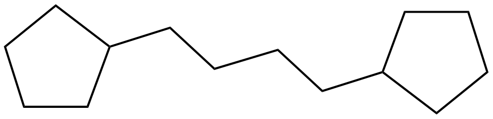 Image of 1,4-dicyclopentylbutane