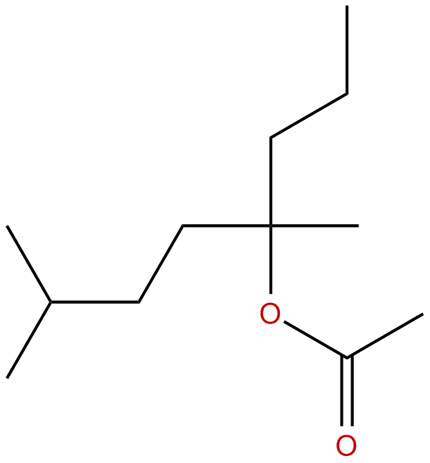 Image of 1,4-dimethyl-1-propylpentyl ethanoate