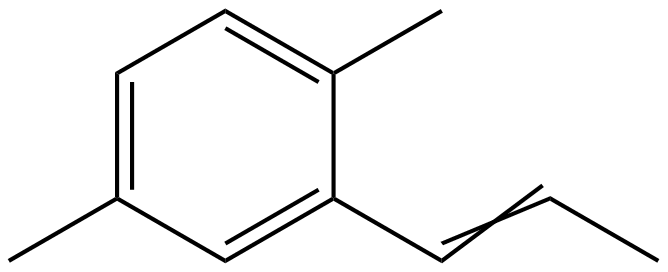 Image of 1,4-dimethyl-2-(1-propenyl)benzene