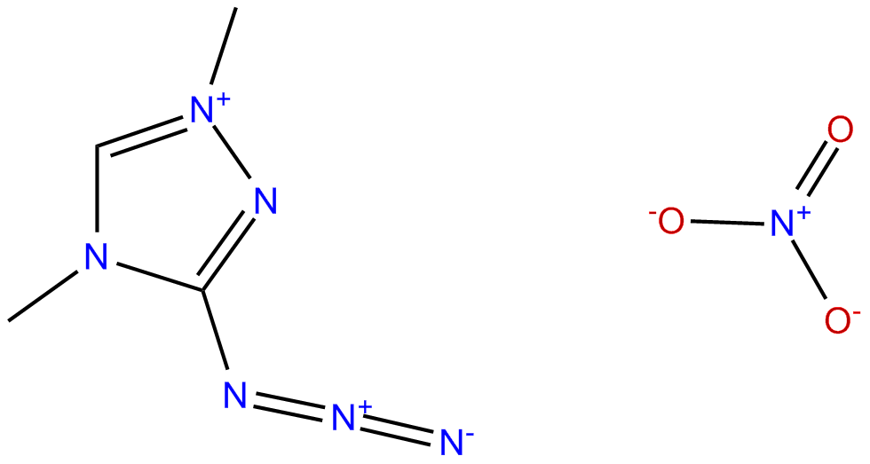 Image of 1,4-dimethyl-3-azido-1,2,4-triazolium nitrate