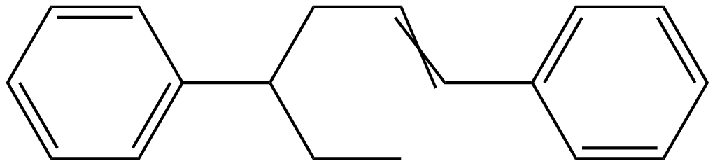 Image of 1,4-diphenyl-1-hexene