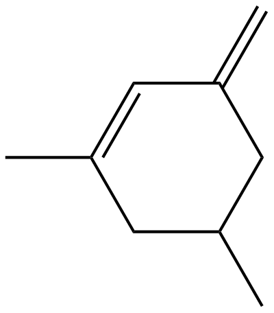 Image of 1,5-dimethyl-3-methylenecyclohexene