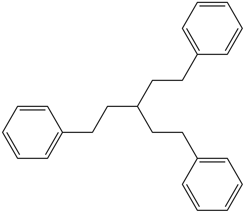 Image of 1,5-diphenyl-3-(2-phenylethyl)pentane