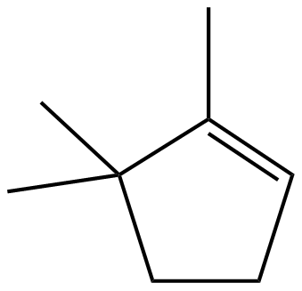 Image of 1,5,5-trimethylcyclopentene