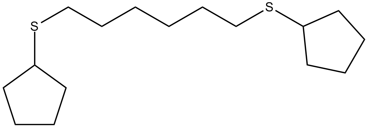 Image of 1,6-bis(cyclopentylthio)hexane
