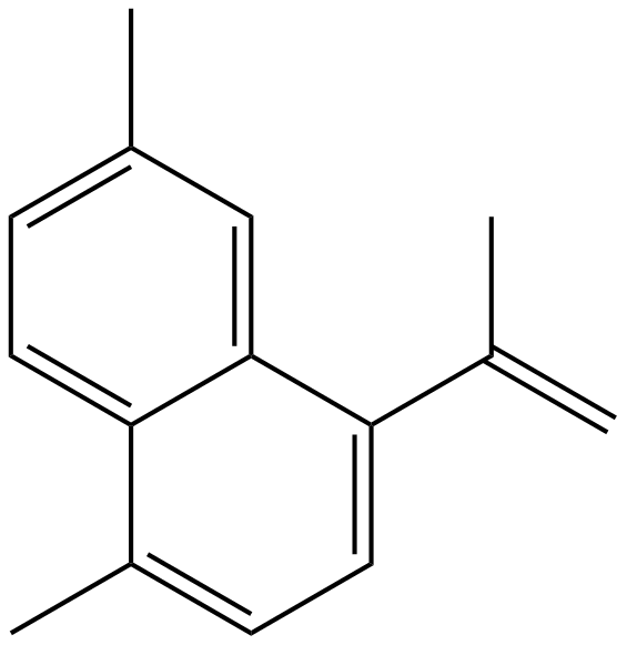 Image of 1,6-dimethyl-4-(1-methylethenyl)naphthalene