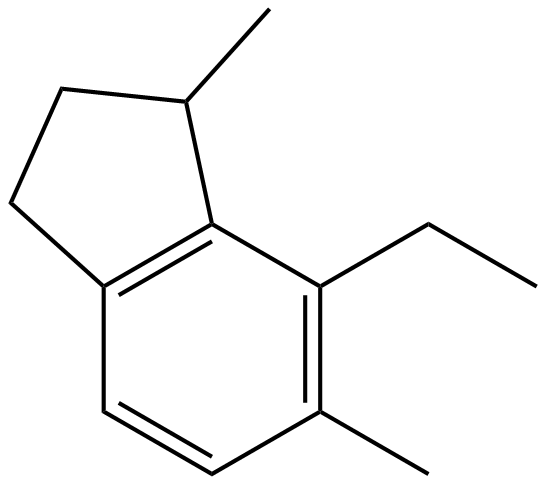 Image of 1,6-dimethyl-7-ethylindan