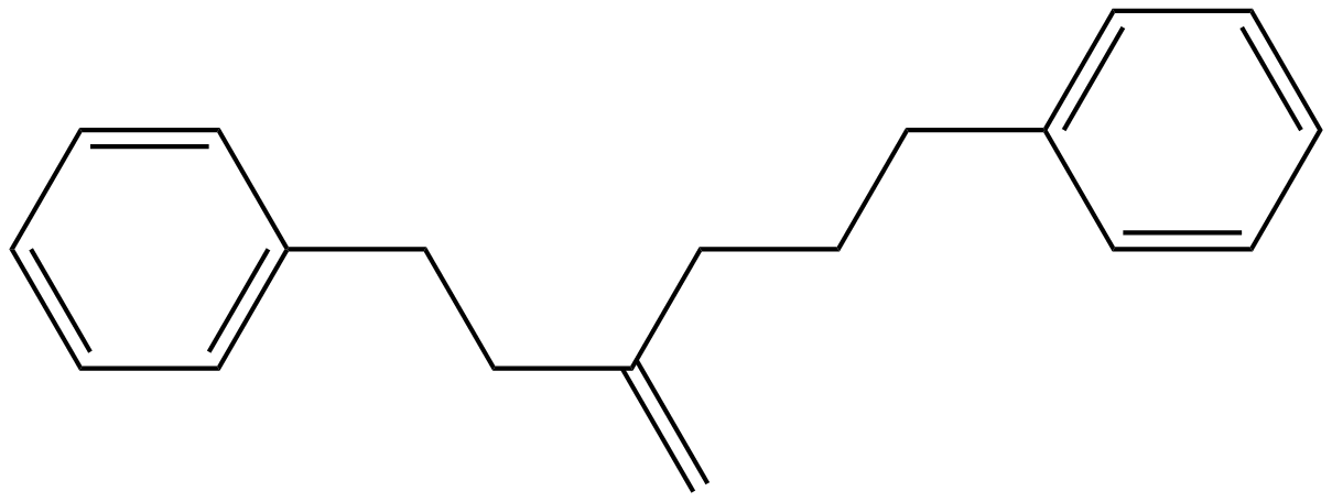 Image of 1,6-diphenyl-3-methylenehexane