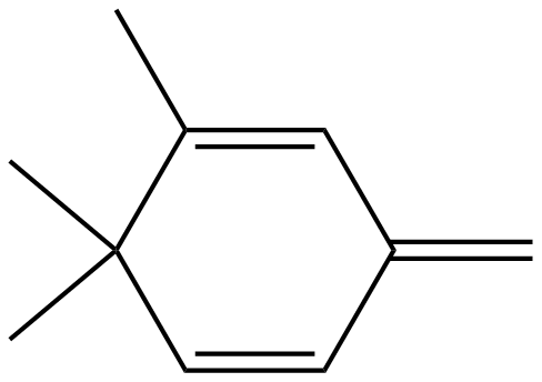 Image of 1,6,6-trimethyl-3-methylene-1,4-cyclohexadiene