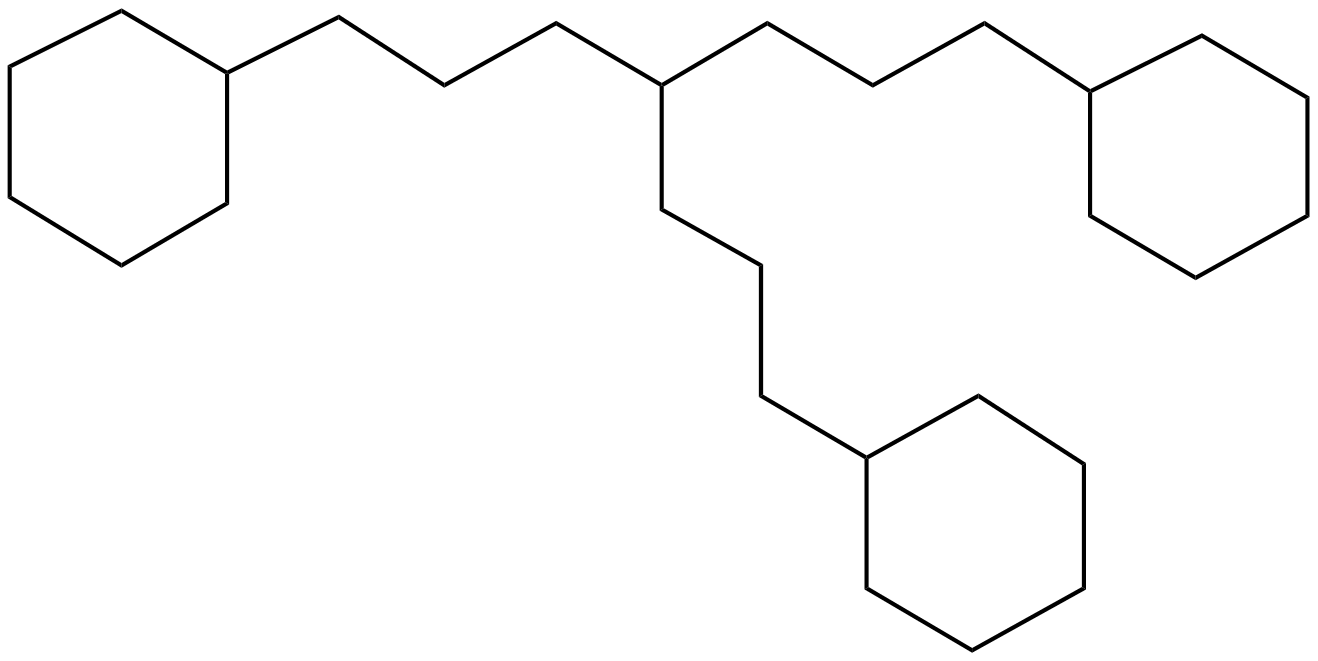 Image of 1,7-dicyclohexyl-4-(3-cyclohexylpropyl)heptane