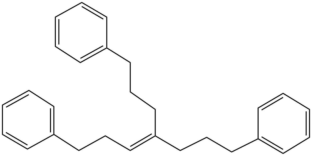 Image of 1,7-diphenyl-4-(3-phenylpropyl)-3-heptene