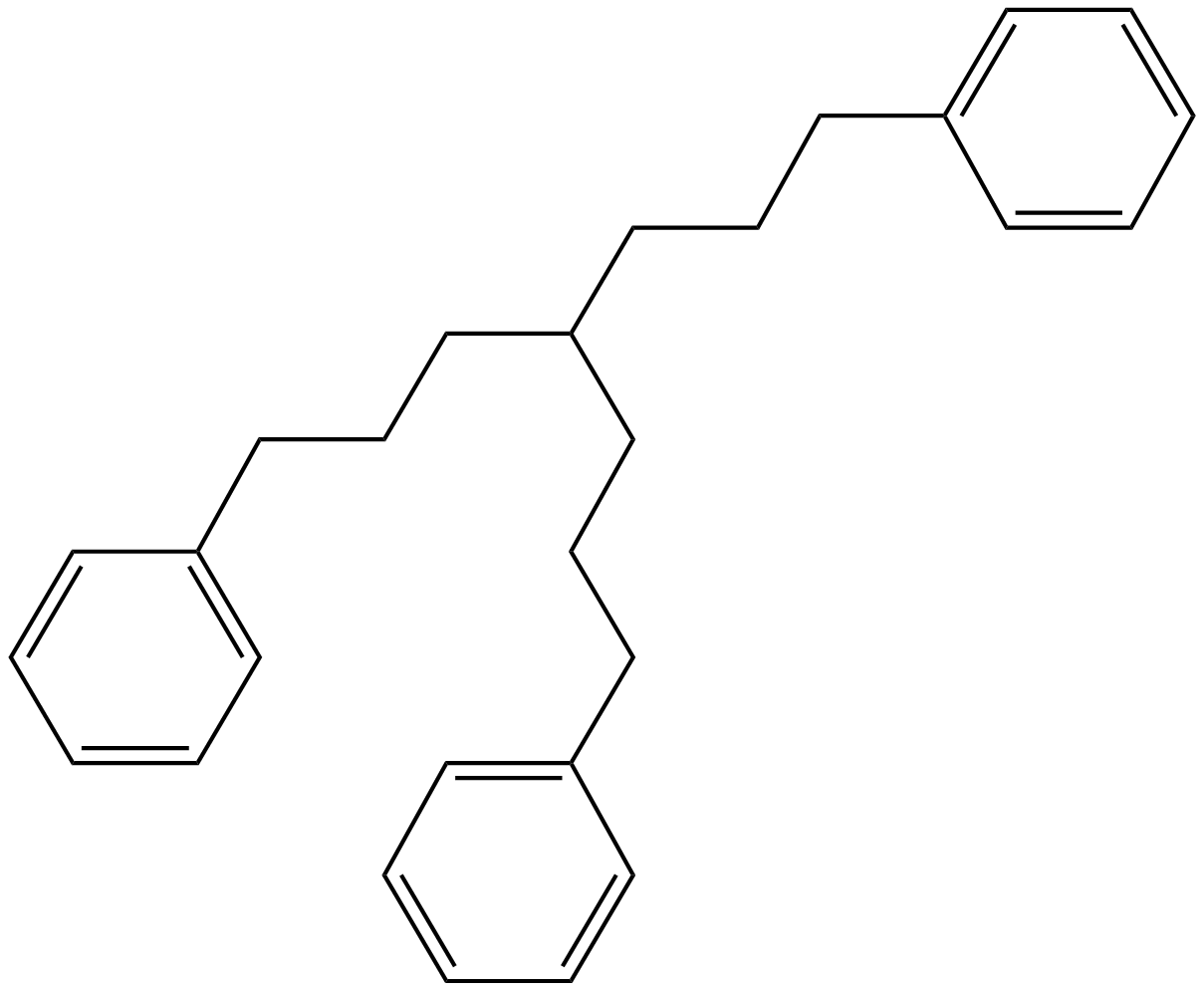 Image of 1,7-diphenyl-4-(3-phenylpropyl)heptane