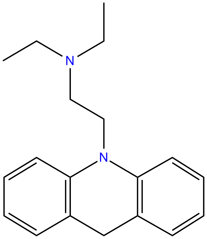 Image of 10(9H)-Acridineethanamine, N,N-diethyl-