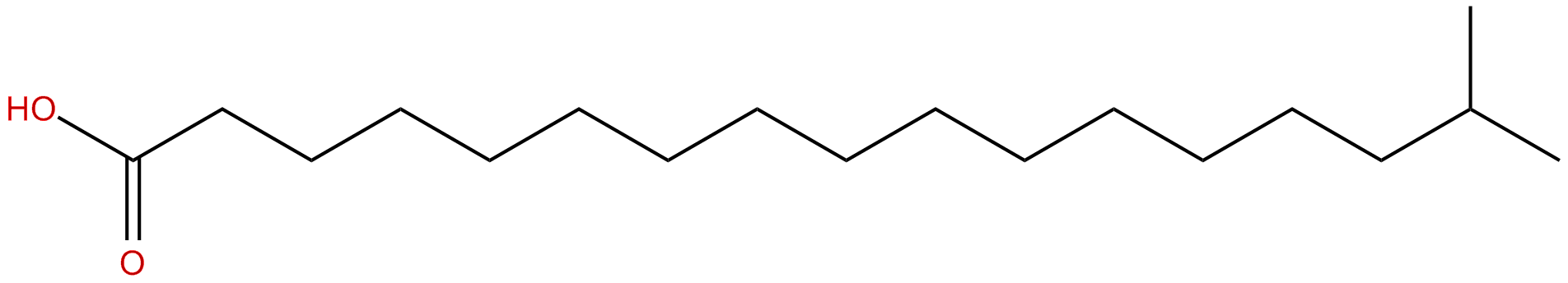Image of 16-methylheptadecanoic acid