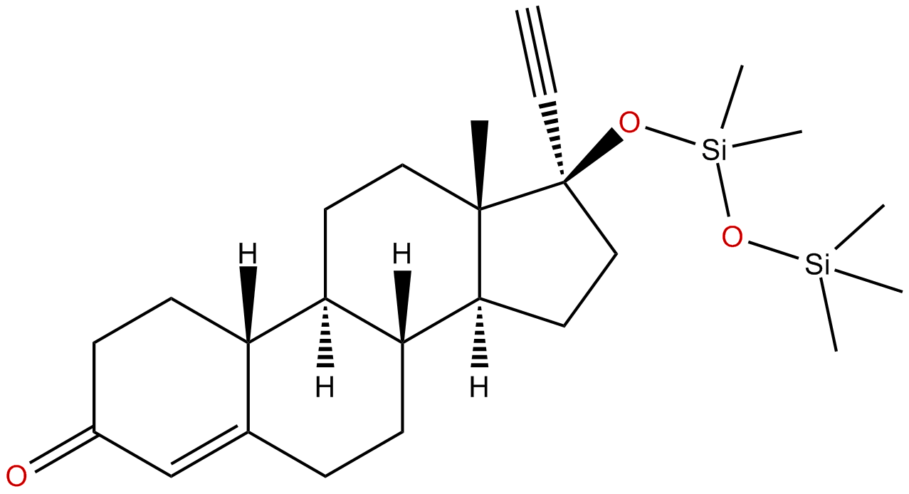 Image of 17-(.alpha.)-17-[pentamethyldi(siloxanyl)oxy]-19-norpregn-4-en-20-yn-3-one