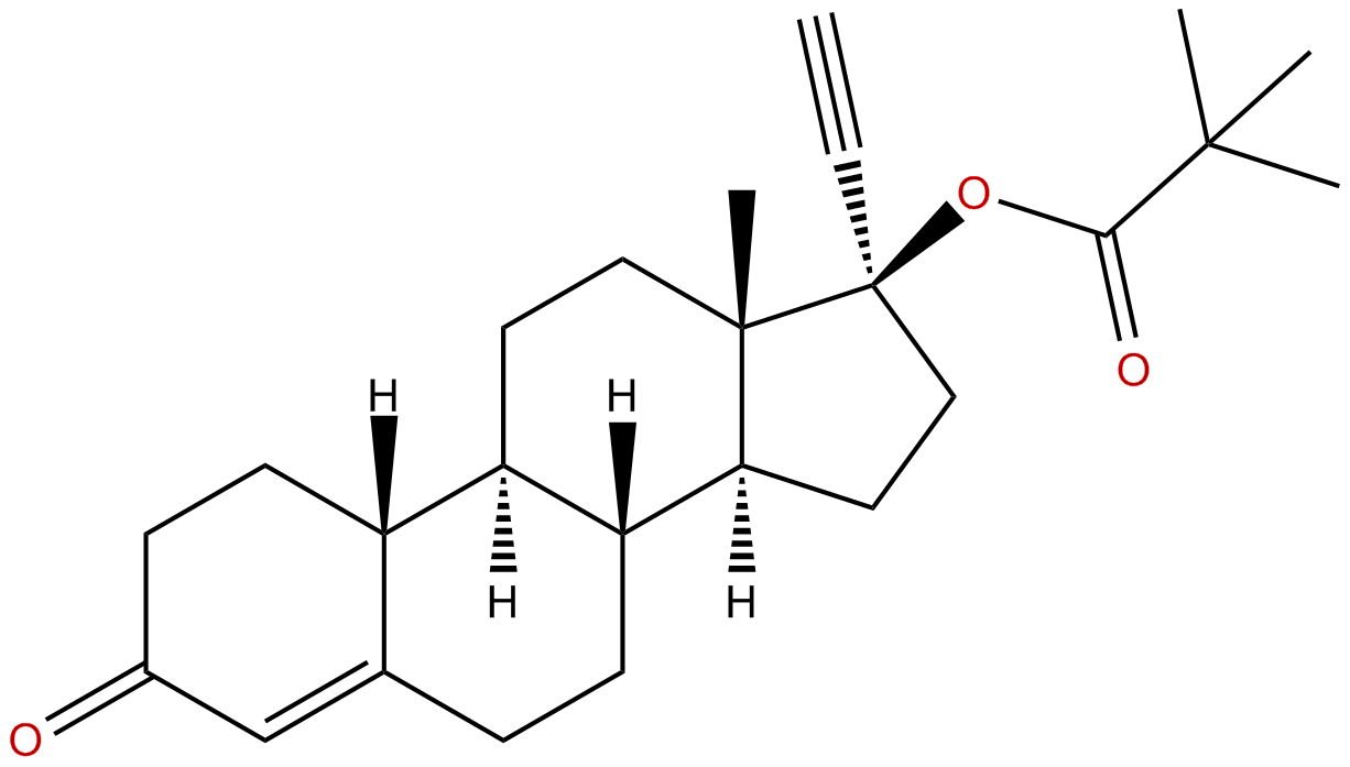 Image of 17-(2,2-dimethyl-1-oxopropoxy)-17.alpha.-19-norpregn-4-en-20-yn-3-one