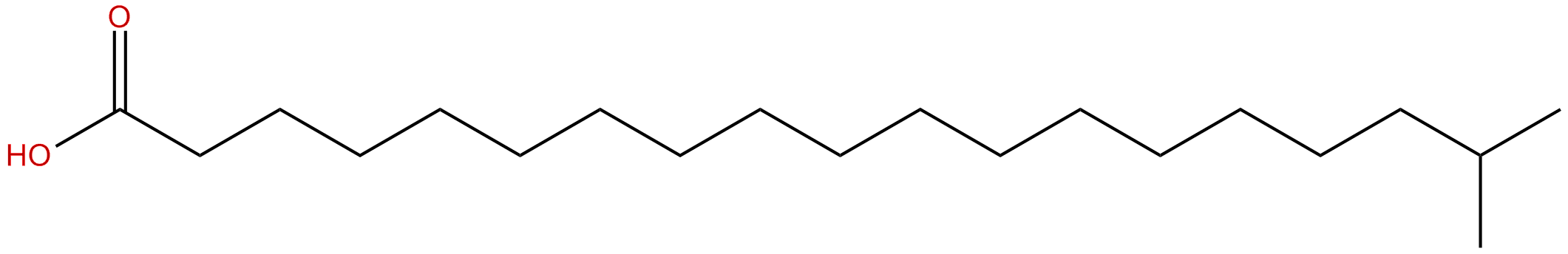 Image of 18-methylnonadecanoic acid