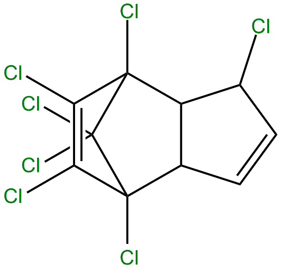 Image of 1H-1,4,5,6,7,8,8-heptachloro-3a,4,7,7a-tetrahydro-4,7-methanoindene