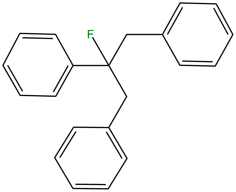 Image of 1',1',1''-(2-fluoro-1,2,3-propanetriyl)tris-benzene