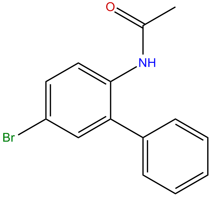 Image of 2-acetamido-5-bromo-biphenyl