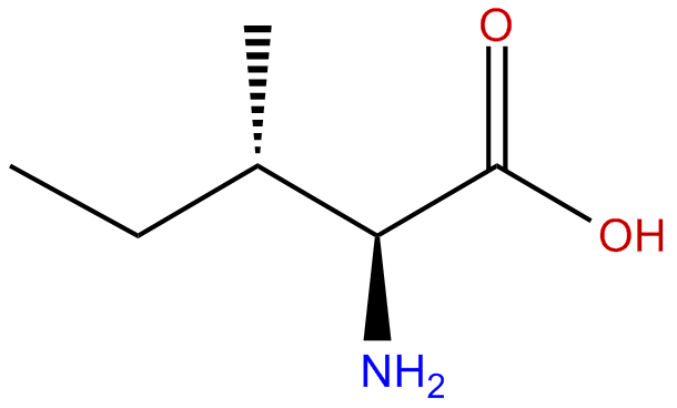 Image of 2-amino-3-methylpentanoic acid