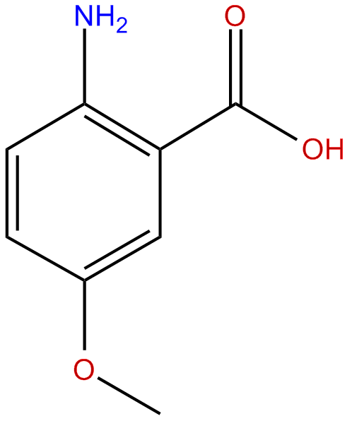 Image of 2-amino-5-methoxybenzoic acid