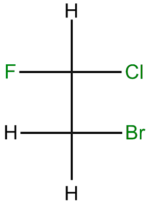 Image of 2-bromo-1-chloro-1-fluoroethane