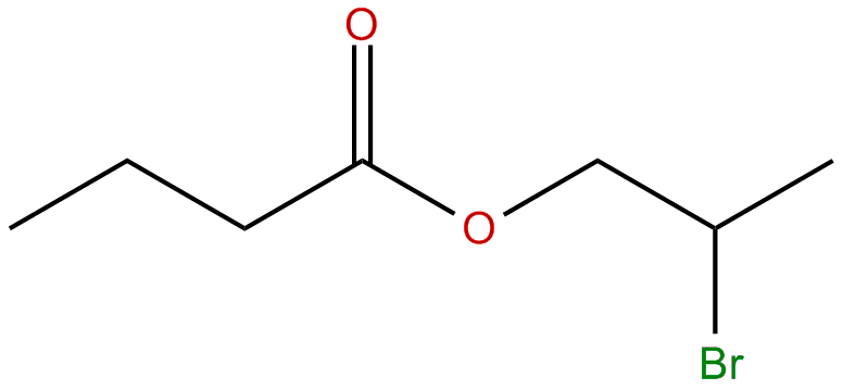 Image of 2-bromo-2-methylethyl butanoate