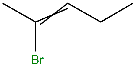 Image of 2-bromo-2-pentene