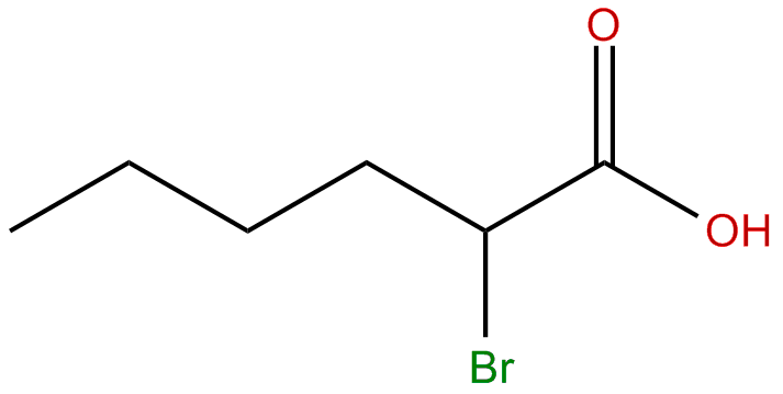 Image of 2-bromohexanoic acid