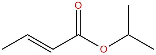 Image of 2-butenoic acid, 1-methylethyl ester